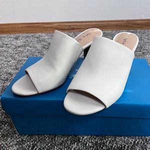 Via Spiga Wynola Leather Slide Mules